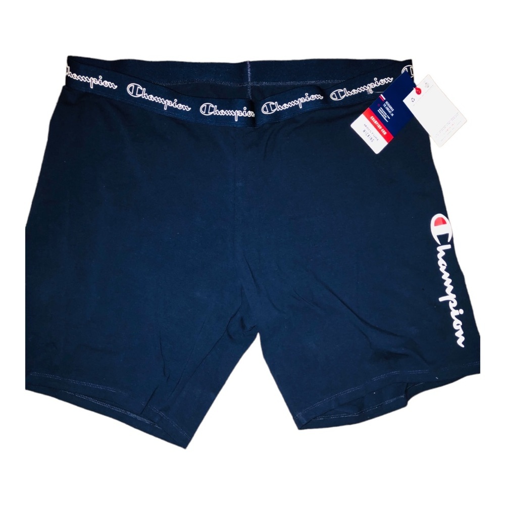 Champion moisture Wicking navy blue plus size cotton gym athletic shorts size 4X
